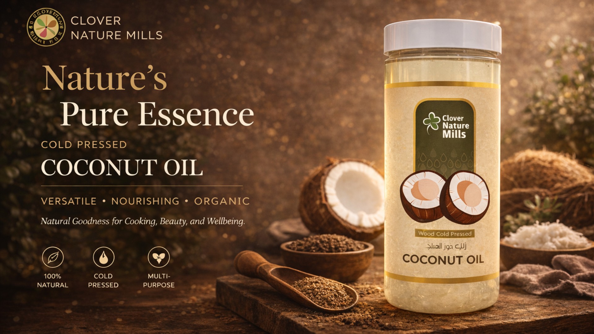 Clover Nature Mills Coconut Oil