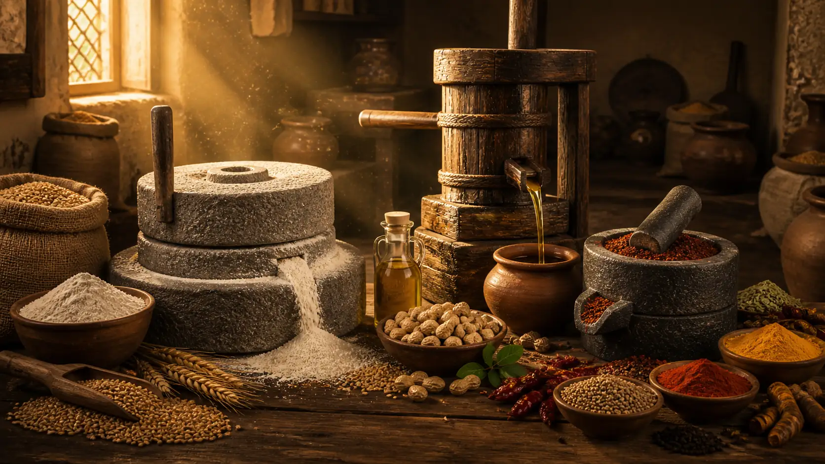 Clover Nature Mills traditional artisan mill Abu Dhabi